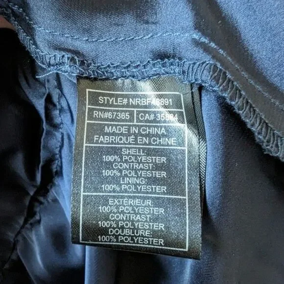 BB Dakota Navy Blue Sequin Mini Dress Size 4 - Picture 3 of 9